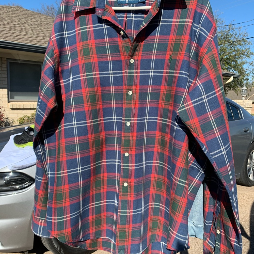 Mens ralph lauren Flannel buttondown